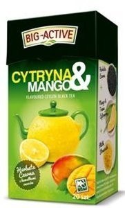 BIG-ACTIVE- Herbata czarna - cytryna mango 20tb