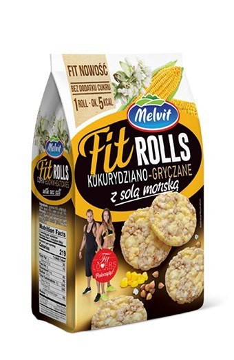 FitRolls kukurydza-gryczane MELVIT 60 g