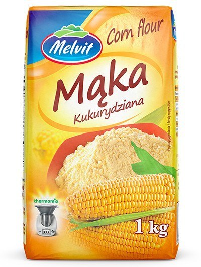 Mąka Kukurydziana MELVIT THERMOMIX 1kg