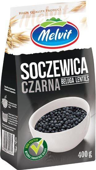 Soczewica czarna MELVIT 400 g