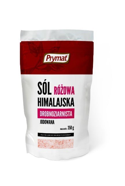 Sól różowa himalajska drobnoziarnista PRYMAT 350g