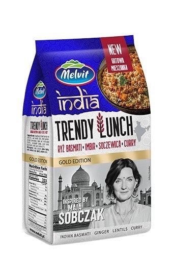 Trendy Lunch India Ryż Basmati, Imbir, Soczewica, Curry 300 g