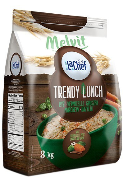 Trendy Lunch ryż, vermicelli, groszek, marchew MELVIT LA CHEF 3kg