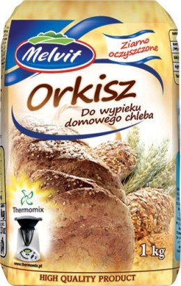 Ziarno orkisz na mąka orkiszowa MELVIT THERMOMIX 1kg