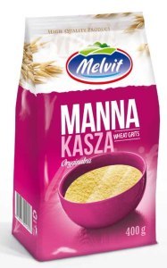 KASZA MANNA WHEAT GRITS 400G MELVIT