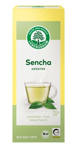 HERBATA ZIELONA SENCHA EKSPRESOWA BIO (20 x 1,5 g) 30 g - LEBENSBAUM