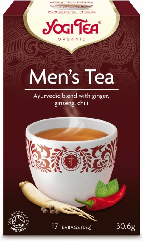 HERBATKA DLA MĘŻCZYZN (MEN'S TEA) BIO (17 x 1,8 g) 30,6 g - YOGI TEA