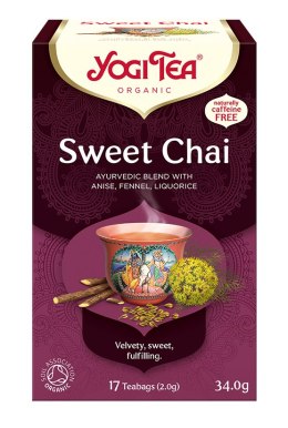 HERBATKA SŁODKI CHAI (SWEET CHAI) BIO (17 x 2 g) 34 g - YOGI TEA