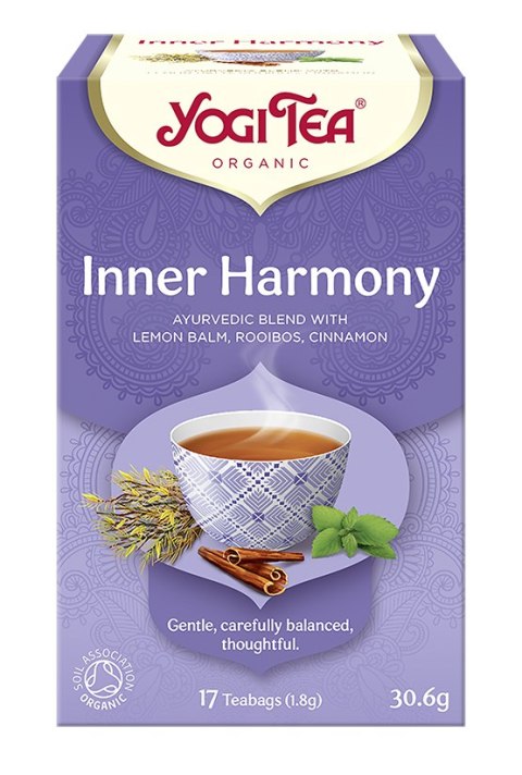 HERBATKA WEWNĘTRZNA HARMONIA (INNER HARMONY) BIO (17 x 1,8 g) 30,6 g - YOGI TEA