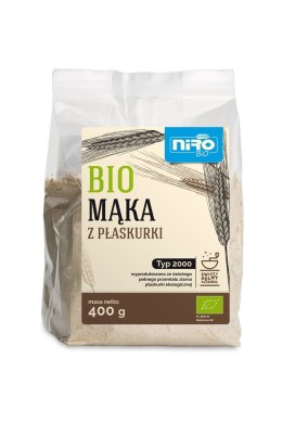 MĄKA Z PŁASKURKI BIO 400 g - NIRO