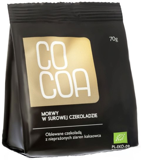 MORWA TURECKA W SUROWEJ CZEKOLADZIE BIO 70 g - COCOA