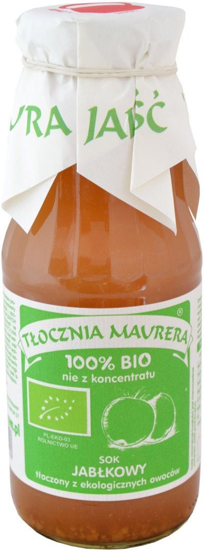 SOK JABŁKOWY NFC BIO 300 ml - TŁOCZNIA MAURERA