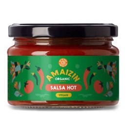 SOS SALSA PIKANTNY BEZGLUTENOWY BIO 260 g - AMAIZIN