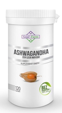 ASHWAGANDHA EKSTRAKT (500 mg) 120 KAPSUŁEK - SOUL FARM