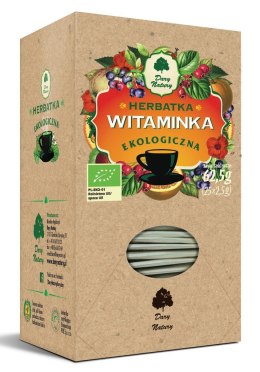 HERBATKA WITAMINKA BIO (25 x 2,5 g) 62,5 g - DARY NATURY