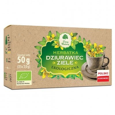 HERBATKA ZIELE DZIURAWCA BIO (25 x 2 g) 50 g - DARY NATURY