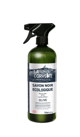 MYDŁO CZARNE W PŁYNIE DO DOMU I OGRODU OLIWKA ECO 750 ml - LA CORVETTE