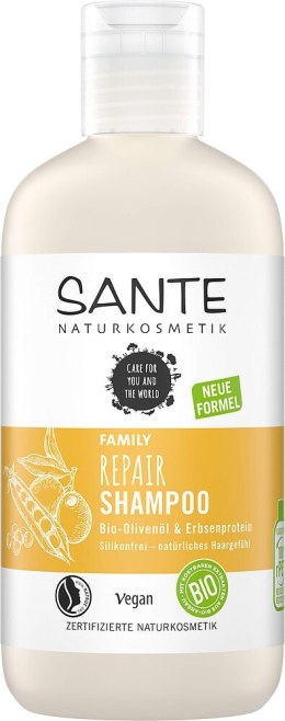 SZAMPON REGENERUJĄCO - NAPRAWCZY OLIWA Z OLIWEK I PROTEINY GROCHU ECO 500 ml - SANTE