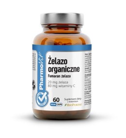 ŻELAZO (20 mg) 60 KAPSUŁEK - PHARMOVIT (CLEAN LABEL)