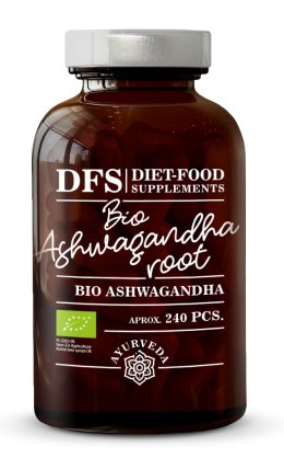 ASHWAGANDHA BIO (495 mg) 240 TABLETEK - DIET-FOOD