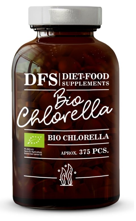 CHLORELLA BIO (400 mg) 375 TABLETEK - DIET-FOOD