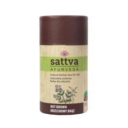 HENNA ORZECHOWY BRĄZ ECO 150 g - SATTVA (AYURVEDA)