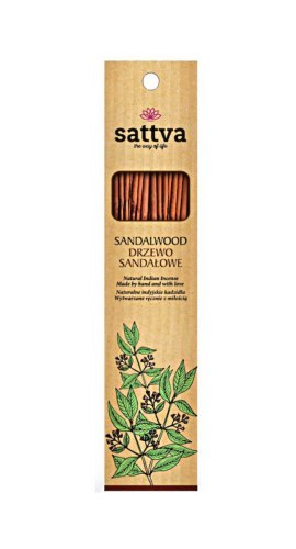 KADZIDŁO INDYJSKIE DRZEWO SANDAŁOWE (15 szt.) 30 g - SATTVA (WELLNESS)