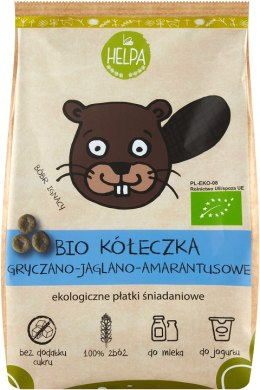 KÓŁKA GRYCZANO - JAGLANO - AMARANTUSOWE BEZ DODATKU CUKRÓW BIO 160 g - HELPA