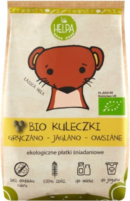 KULKI GRYCZANO - JAGLANO - OWSIANE BEZ DODATKU CUKRÓW BIO 160 g - HELPA