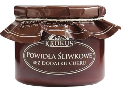 POWIDŁA ŚLIWKOWE BEZ DODATKU CUKRÓW 310 g - KROKUS