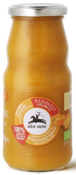 SOS POMIDOROWY PASSATA (Z POMIDORÓW ŻÓŁTYCH) BIO 350 g - ALCE NERO