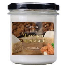 ŚWIECA SOJOWA ZAPACHOWA MARCEPAN Z MIGDAŁAMI 300 ml - YOUR CANDLE (PRODUKT SEZONOWY)