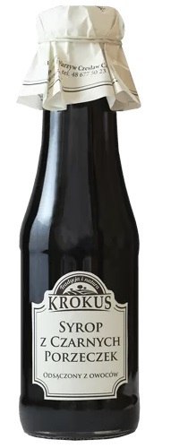 SYROP Z CZARNEJ PORZECZKI BEZGLUTENOWY 355 g (280 ml) - KROKUS