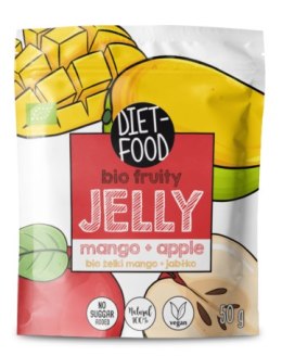 ŻELKI OWOCOWE MANGO - JABŁKO BIO 50 g - DIET-FOOD