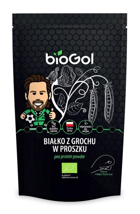 BIAŁKO Z GROCHU W PROSZKU BIO 150 g - BIOGOL