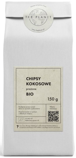 CHIPSY KOKOSOWE PRAŻONE BIO 150 g - THE PLANET