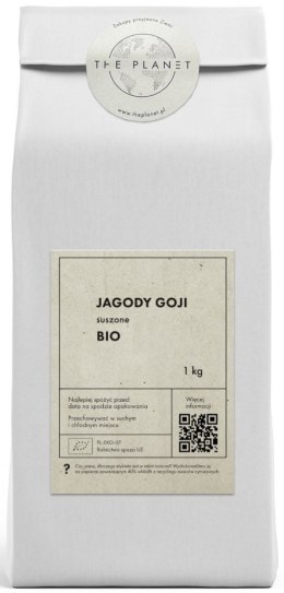 JAGODY GOJI SUSZONE BIO 1 kg - THE PLANET