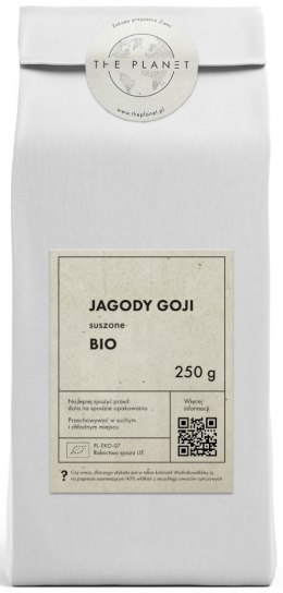 JAGODY GOJI SUSZONE BIO 250 g - THE PLANET