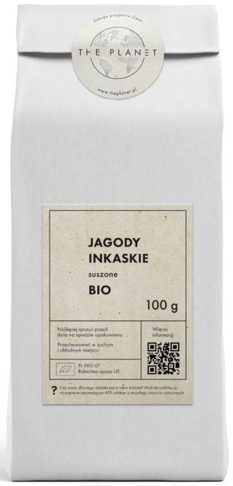 JAGODY INKASKIE SUSZONE BIO 100 g - THE PLANET