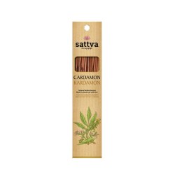 KADZIDŁO INDYJSKIE KARDAMON (15 szt.) 30 g - SATTVA (WELLNESS)