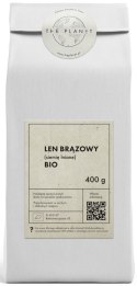 LEN BRĄZOWY (SIEMIĘ LNIANE) BIO 400 g - THE PLANET