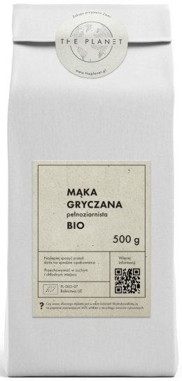 MĄKA GRYCZANA PEŁNOZIARNISTA BIO 500 g - THE PLANET