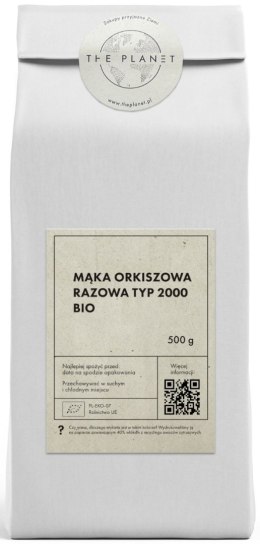 MĄKA ORKISZOWA RAZOWA TYP 2000 BIO 500 g -THE PLANET