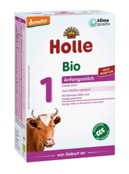 MLEKO POCZĄTKOWE KROWIE 1 DLA NIEMOWLĄT OD URODZENIA DEMETER BIO 400 g - HOLLE