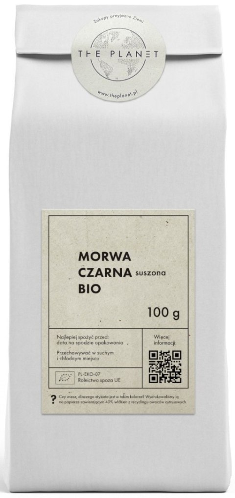 MORWA CZARNA SUSZONA BIO 100 g - THE PLANET