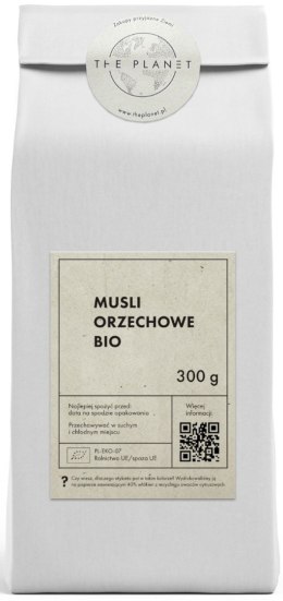 MUSLI ORZECHOWE BIO 300 g - THE PLANET