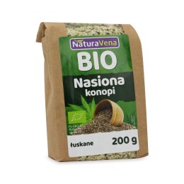 NASIONA KONOPI ŁUSKANE BIO 200 g - NATURAVENA