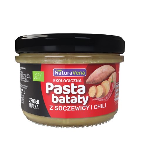 PASTA Z SOCZEWICY Z BATATAMI I CHILI BIO 185 g - NATURAVENA