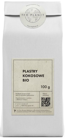 PLASTRY KOKOSOWE BIO 100 g - THE PLANET