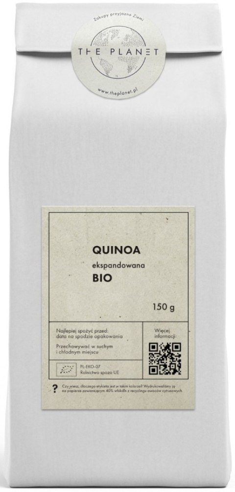 QUINOA EKSPANDOWANA BIO 150 g - THE PLANET